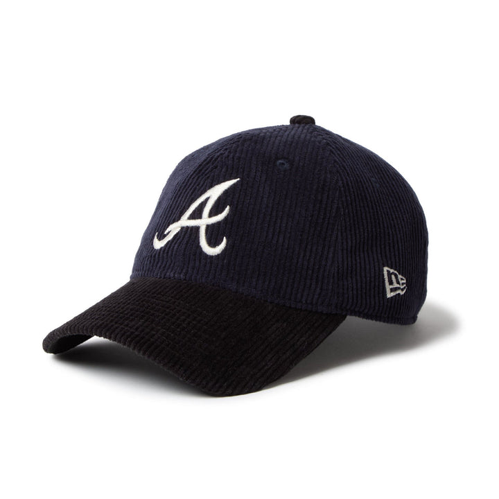 New Era หมวกรุ่น Atlanta Braves Corduroy Navy And Black 9Twenty Capp