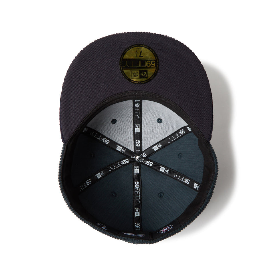 New Era หมวกรุ่น New York Yankees Corduroy Blue Green And Navy 59Fifty Cap
