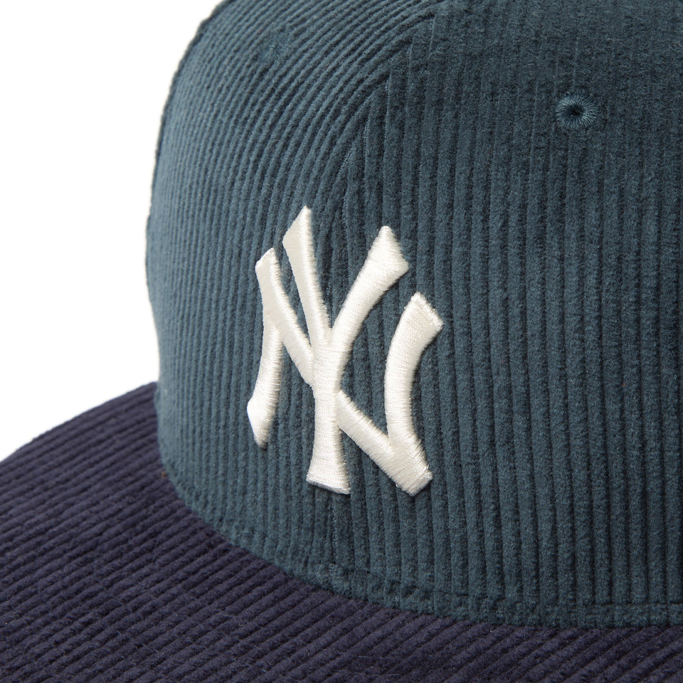 New Era หมวกรุ่น New York Yankees Corduroy Blue Green And Navy 59Fifty Cap