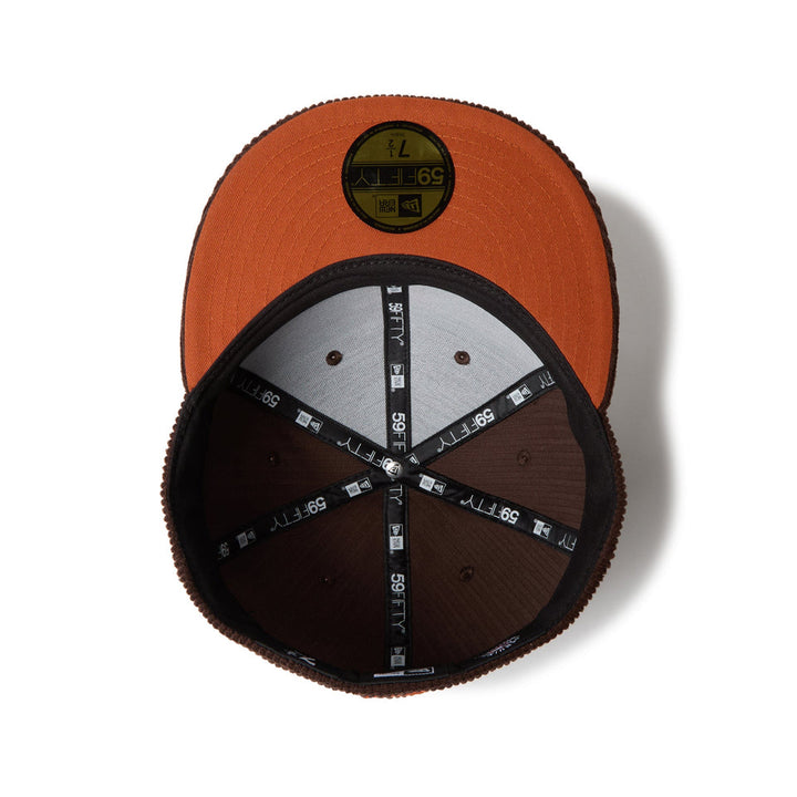 New Era หมวกรุ่น Detroit Tigers Corduroy Dark Brown 59Fifty Cap