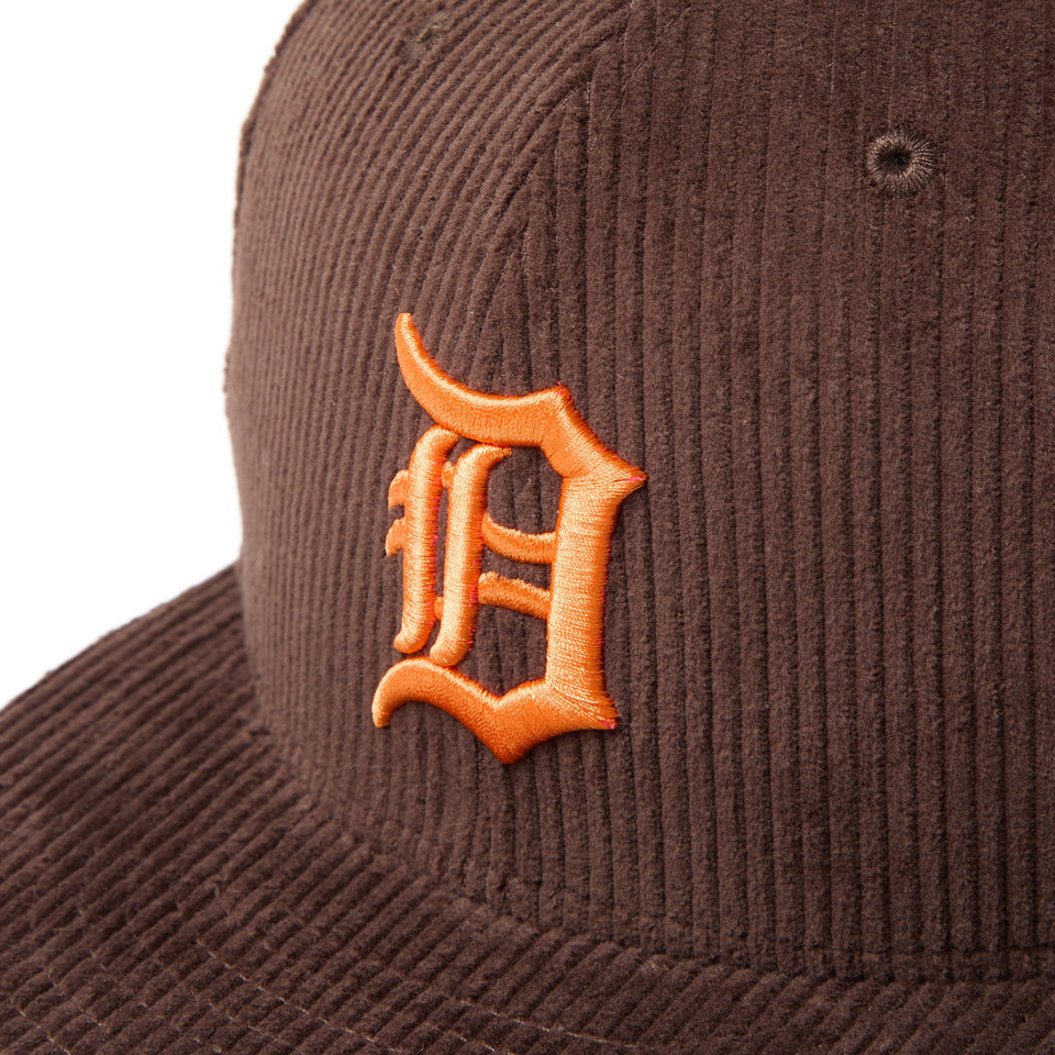 New Era หมวกรุ่น Detroit Tigers Corduroy Dark Brown 59Fifty Cap