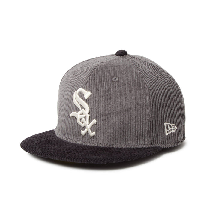 New Era หมวกรุ่น Chicago White Sox Corduroy Gray And Black 59Fifty Cap
