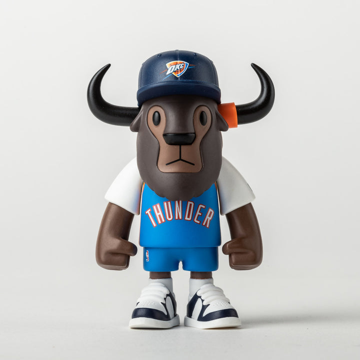 New Era ฟิกเกอร์รุ่น OKLAHOMA THUNDER NBA MINI BUFFALO BLUE FIGURE