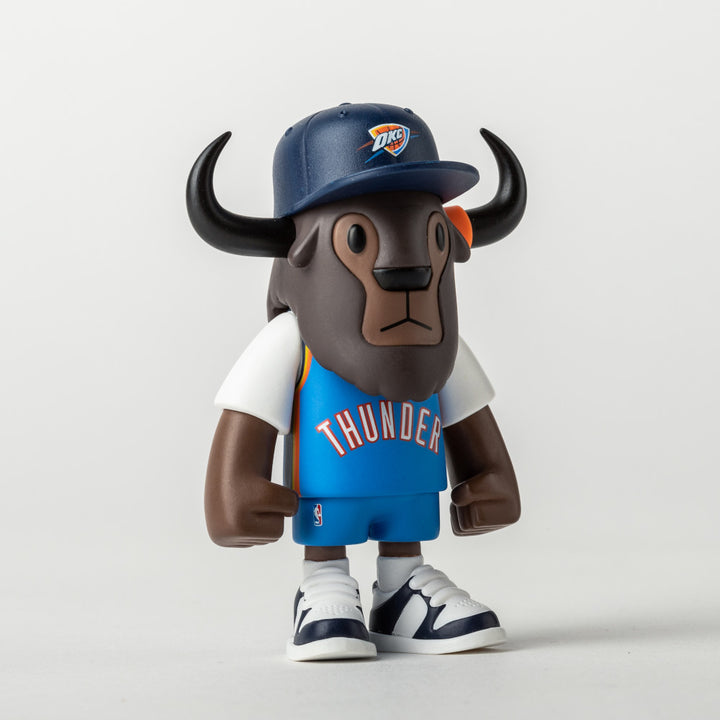New Era ฟิกเกอร์รุ่น OKLAHOMA THUNDER NBA MINI BUFFALO BLUE FIGURE