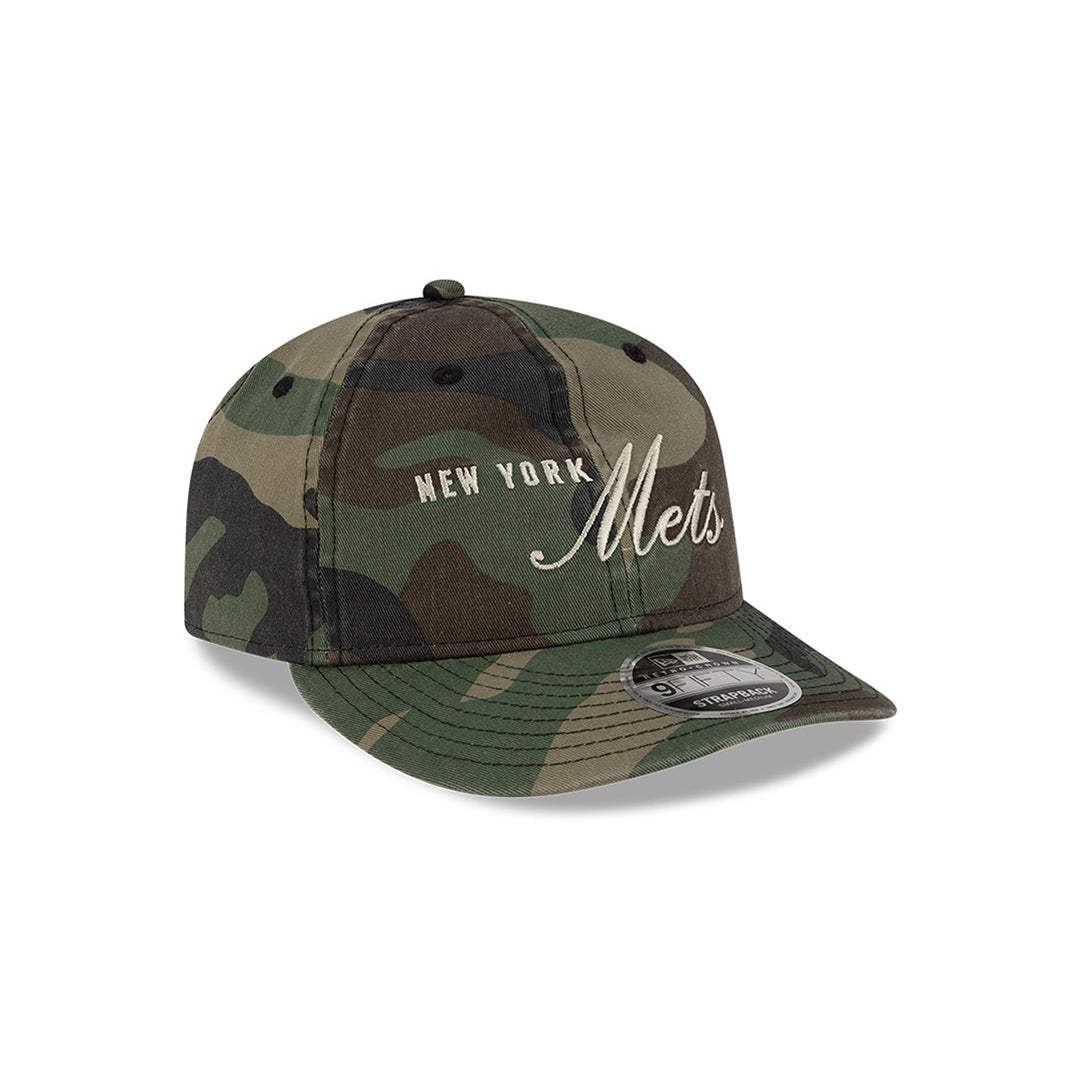 New Era หมวกรุ่น New Era X Thisisneverthat New York Mets Camo 9Fifty Retro Crown Cap