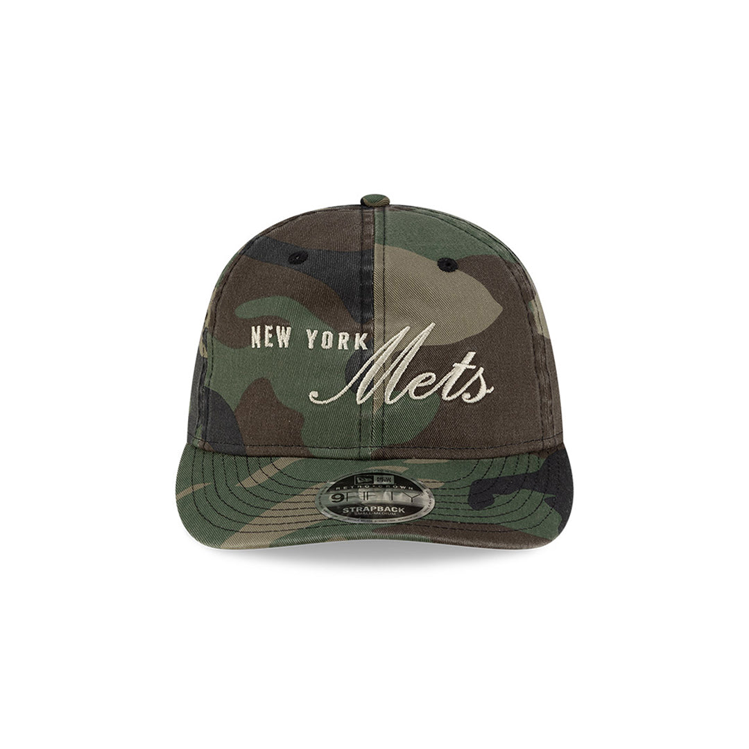 New Era หมวกรุ่น New Era X Thisisneverthat New York Mets Camo 9Fifty Retro Crown Cap