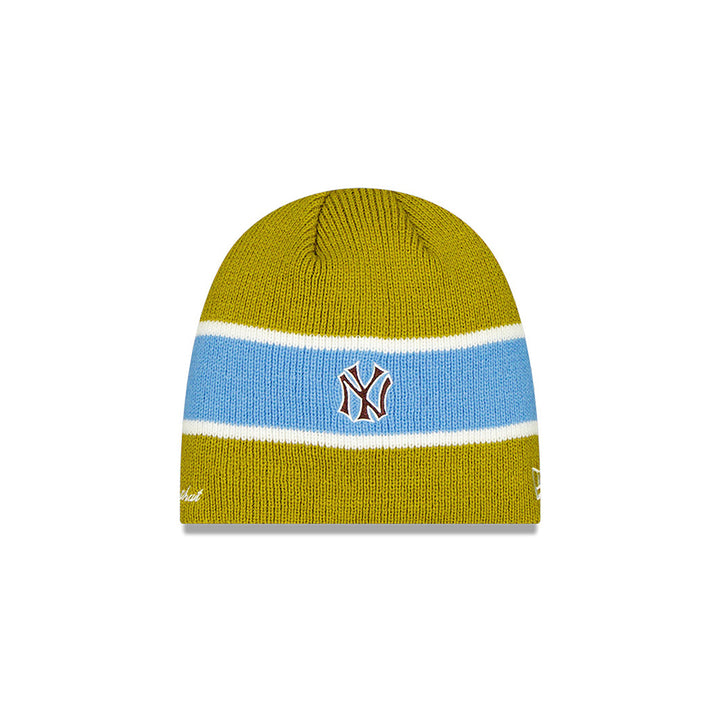 New Era หมวกรุ่น New Era X Thisisneverthat New York Yankees Olive Knit Medium Cap