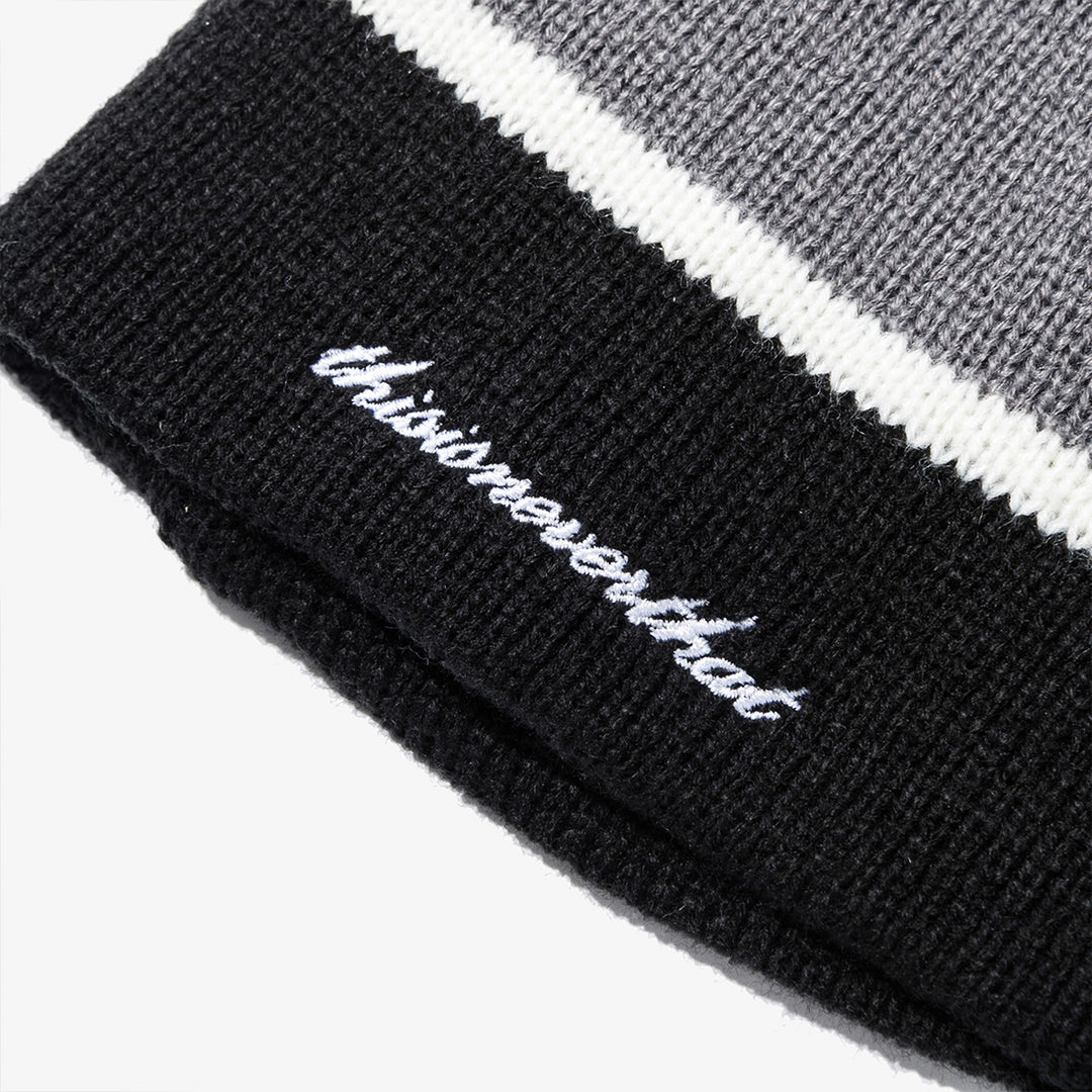 New Era หมวกรุ่น New Era X Thisisneverthat New York Yankees Black Knit Medium Cap