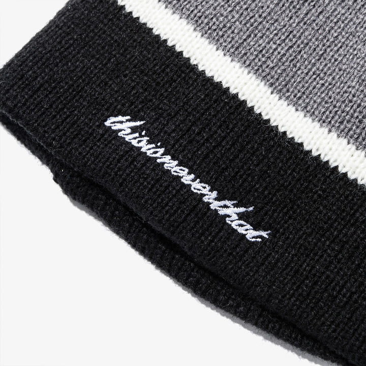 New Era หมวกรุ่น New Era X Thisisneverthat New York Yankees Black Knit Medium Cap