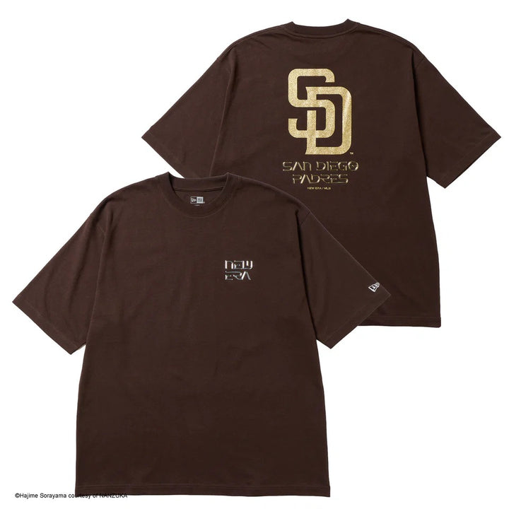 New Era เสื้อยืดแขนสั้นรุ่น New Era X Hajime Sorayama San Diego Padres Brown Short Sleeve Tee