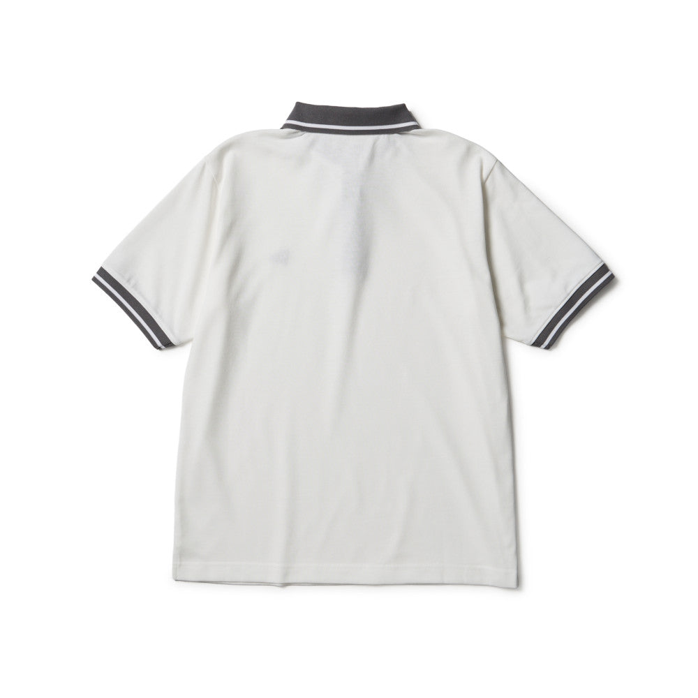 เสื้อโปโลกอล์ฟ New Era รุ่น New Era Golf Stripe Collar White Short Sleeve Polo