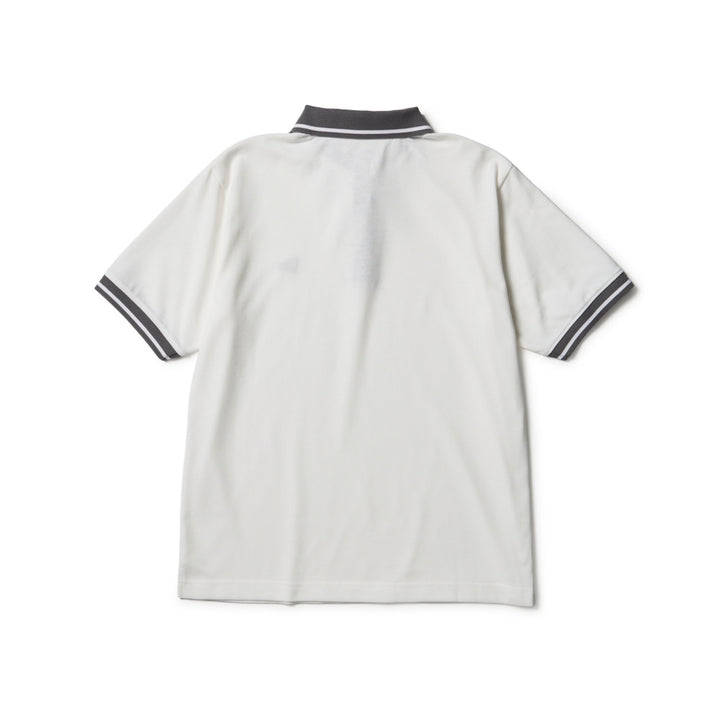 เสื้อโปโลกอล์ฟ New Era รุ่น New Era Golf Stripe Collar White Short Sleeve Polo
