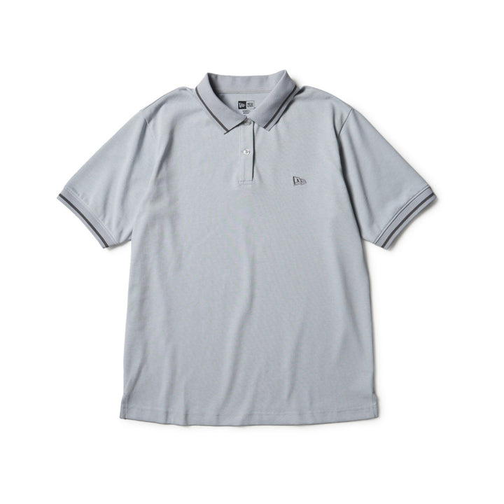เสื้อโปโลกอล์ฟ New Era รุ่น New Era Golf Stripe Collar Gray Short Sleeve Polo
