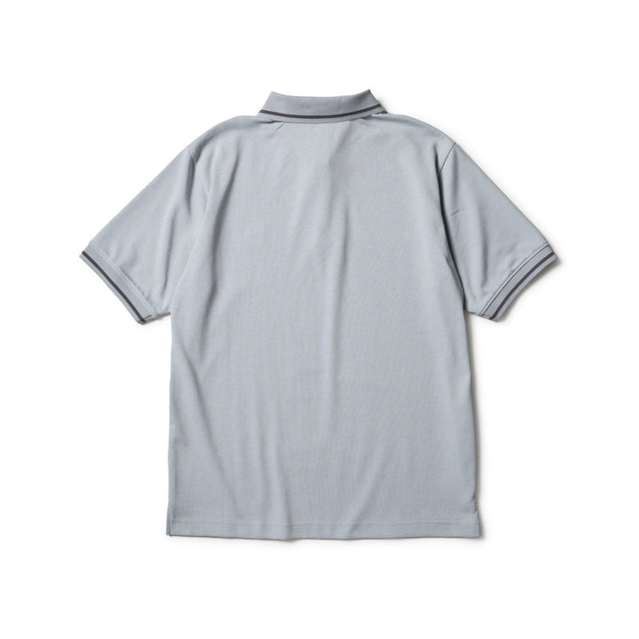 เสื้อโปโลกอล์ฟ New Era รุ่น New Era Golf Stripe Collar Gray Short Sleeve Polo