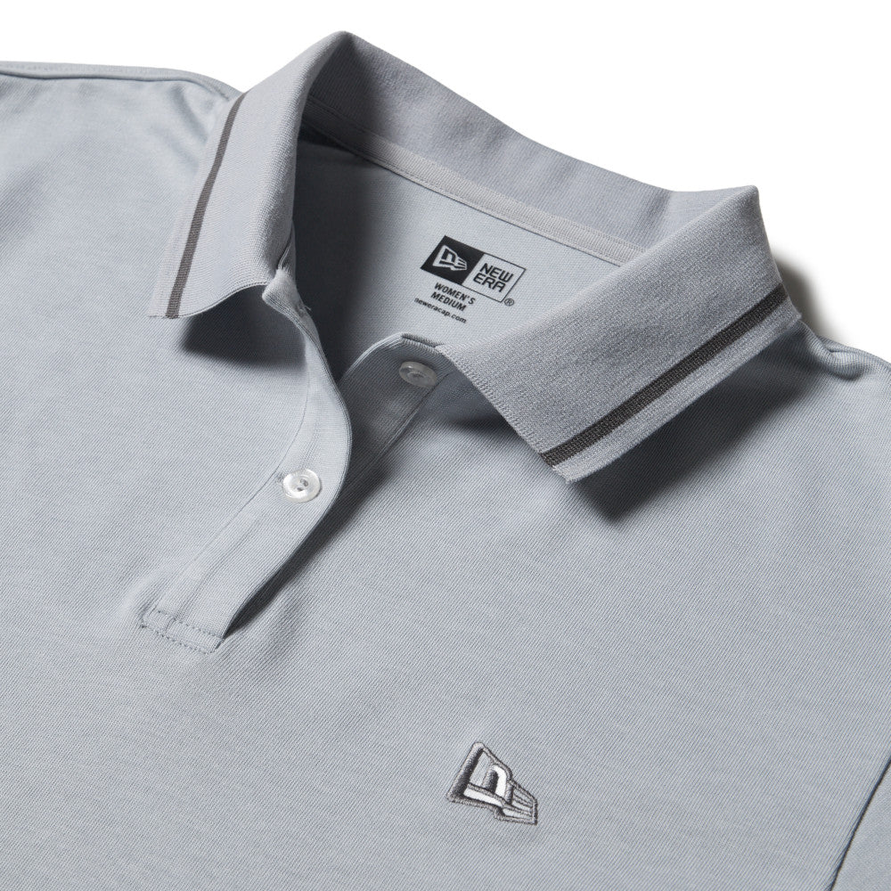เสื้อโปโลกอล์ฟ New Era รุ่น New Era Golf Stripe Collar Gray Short Sleeve Polo