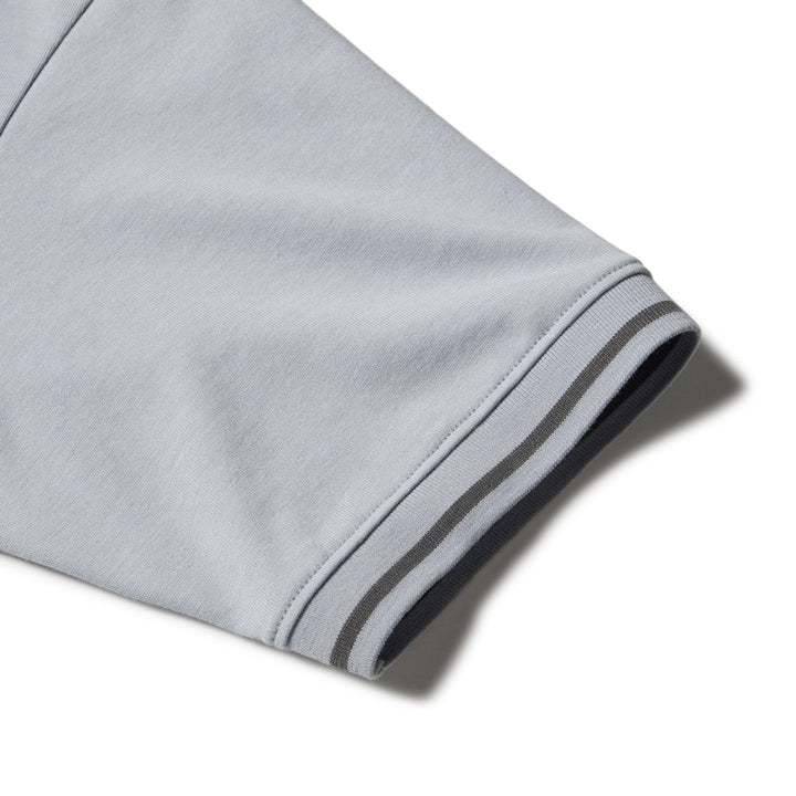 เสื้อโปโลกอล์ฟ New Era รุ่น New Era Golf Stripe Collar Gray Short Sleeve Polo