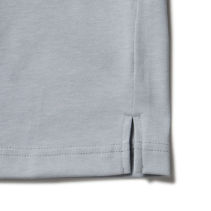 เสื้อโปโลกอล์ฟ New Era รุ่น New Era Golf Stripe Collar Gray Short Sleeve Polo