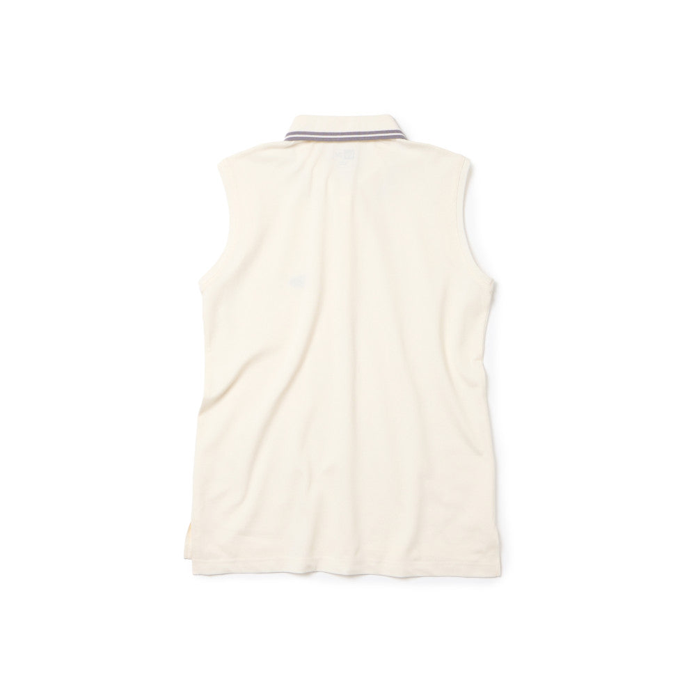 เสื้อโปโลกอล์ฟแขนกุด New Era รุ่น New Era Golf Ivory Sleeveless Polo