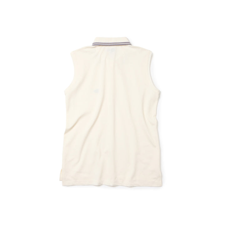 เสื้อโปโลกอล์ฟแขนกุด New Era รุ่น New Era Golf Ivory Sleeveless Polo