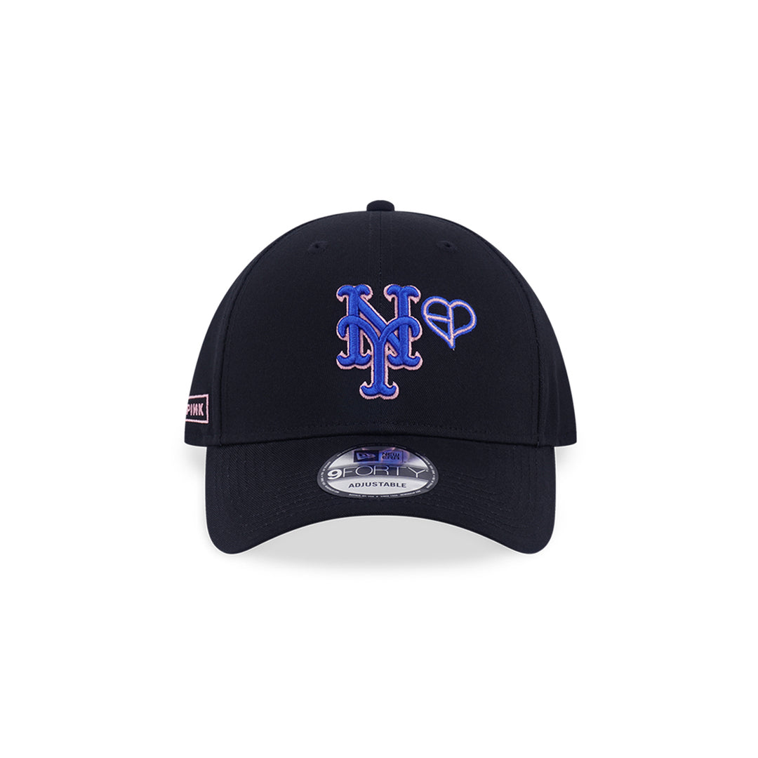 [PRE-ORDER] New Era หมวกรุ่น Blackpink X Mlb New York Mets Black 9Forty Cap