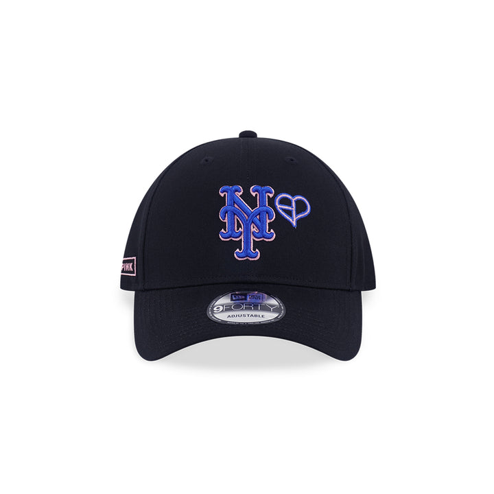 [PRE-ORDER] New Era หมวกรุ่น Blackpink X Mlb New York Mets Black 9Forty Cap