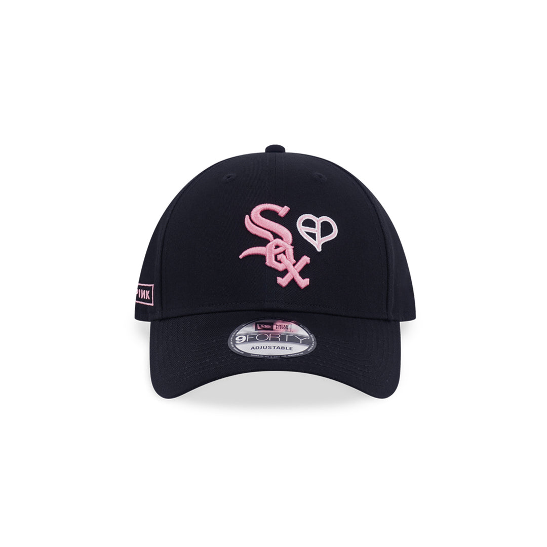 [PRE-ORDER] New Era หมวกรุ่น Blackpink X Mlb Chicago White Sox Black 9Forty Cap