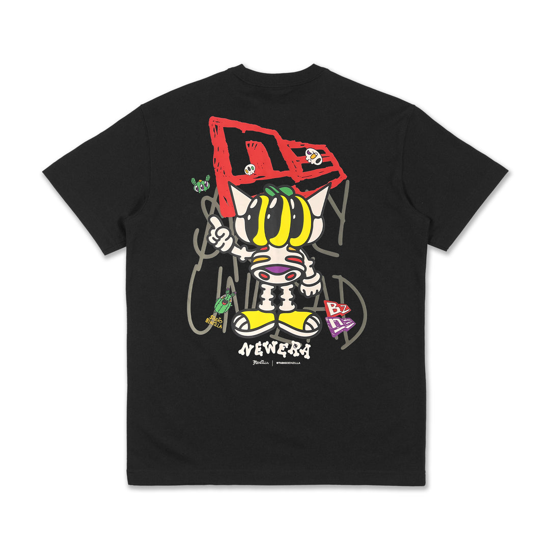 เสื้อยืดแขนสั้น New Era รุ่น New Era X Benzilla Black Short Sleeve Tee
