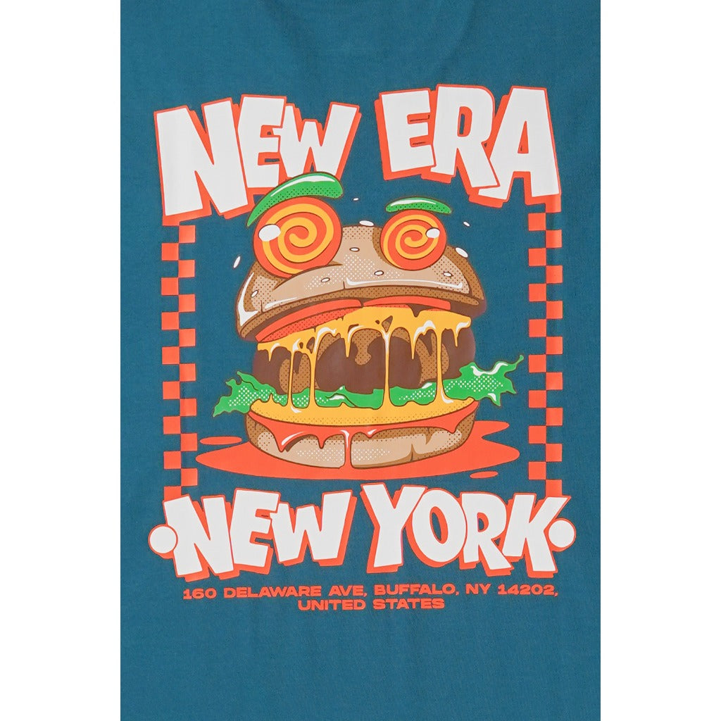 เสื้อยืดแขนสั้น New Era รุ่น New Era Foodie Cadet Blue Short Sleeve T-Shirt