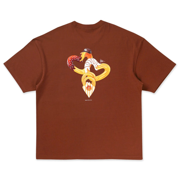 เสื้อโอเวอร์ไซส์ New Era รุ่น New Era Sugary Twist Deep Auburn Oversized Short Sleeve T-Shirt