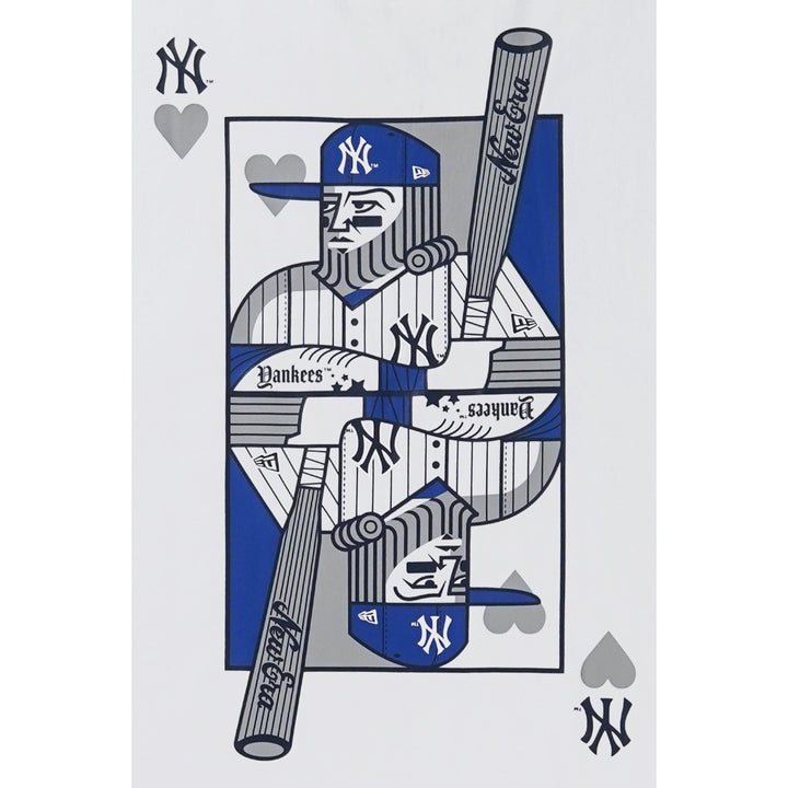 เสื้อโอเวอร์ไซส์ New Era รุ่น New York Yankees Playing Cards White Oversized Short Sleeve Tee