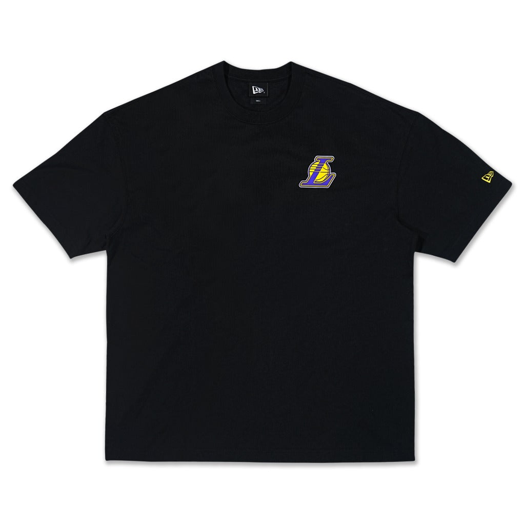 เสื้อโอเวอร์ไซส์ New Era รุ่น Los Angeles Lakers Playing Cards Black Oversized Short Sleeve Tee
