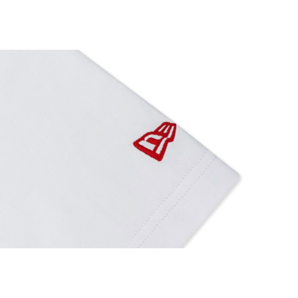 เสื้อโอเวอร์ไซส์ New Era รุ่น Chicago Bulls Playing Cards White Oversized Short Sleeve Tee