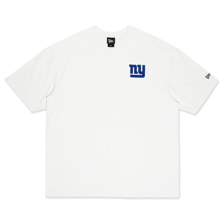 เสื้อโอเวอร์ไซส์ New Era รุ่น New York Giants NFL Restro White Oversized Short Sleeve T-Shirt