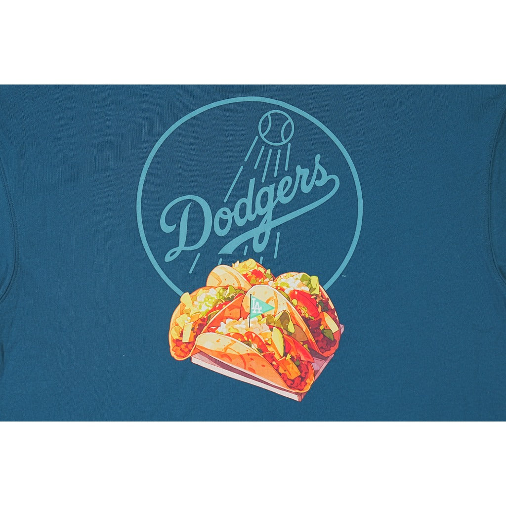 เสื้อโอเวอร์ไซส์ New Era รุ่น Los Angeles Dodgers Assorted Graphic Cadet Blue Oversized Short Sleeve T-Shirt