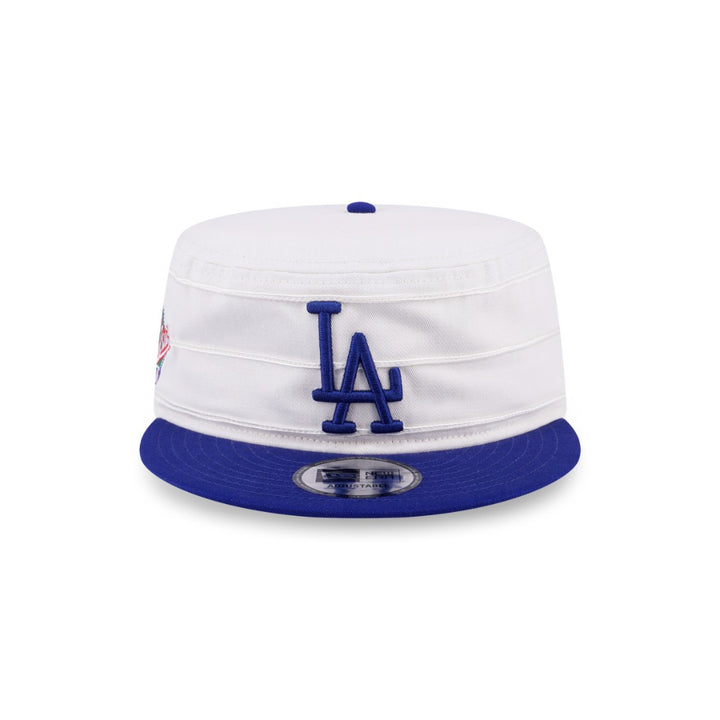 หมวกพิลล์บ็อกซ์ New Era รุ่น Los Angeles Dodgers Co Pillbox Pack Chrome White And Dark Royal Pillbox Cap