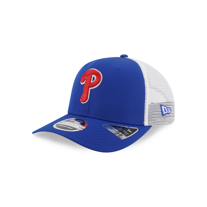หมวกแก๊ป New Era รุ่น Philadelphia Phillies 9Seventy Trucker FW26 Royal 9Seventy Stretch Snap Cap