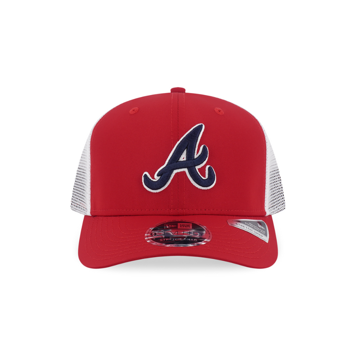 หมวกแก๊ป New Era รุ่น Atlanta Braves 9Seventy Trucker FW26 Scarlet 9Seventy Stretch Snap Cap