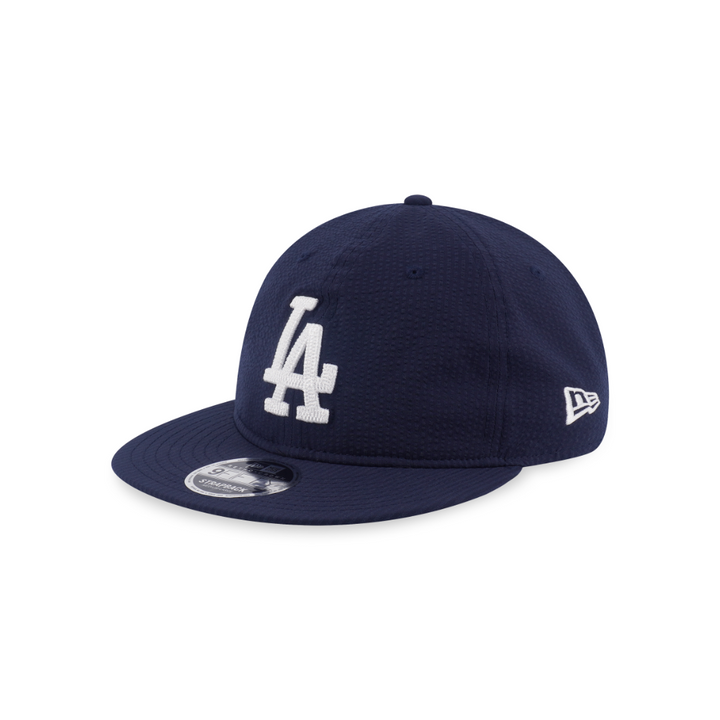หมวกแก๊ป New Era รุ่น Los Angeles Dodgers 9Fifty RC Seersucker Navy 9Fifty Retro Crown Cap