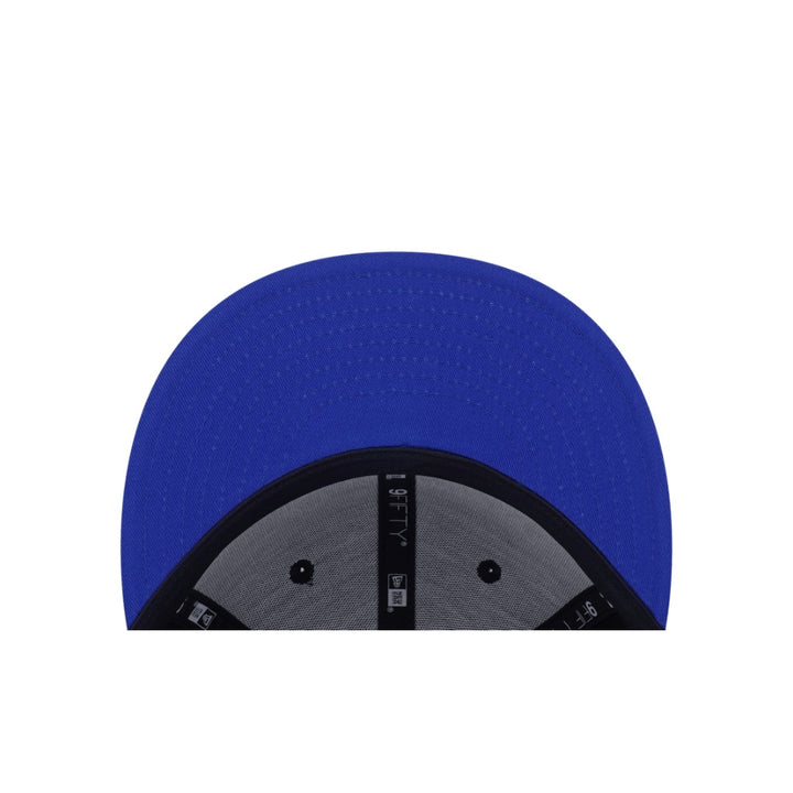 หมวกแก๊ป New Era รุ่น Philadelphia 76ers NBA Hardwood Classics 2-Tone Majestic Blue Visor Black 9Fifty Cap