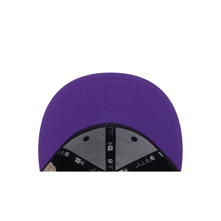 หมวกแก๊ป New Era รุ่น Los Angeles Lakers NBA Allover Team Logos Black 9Fifty Cap