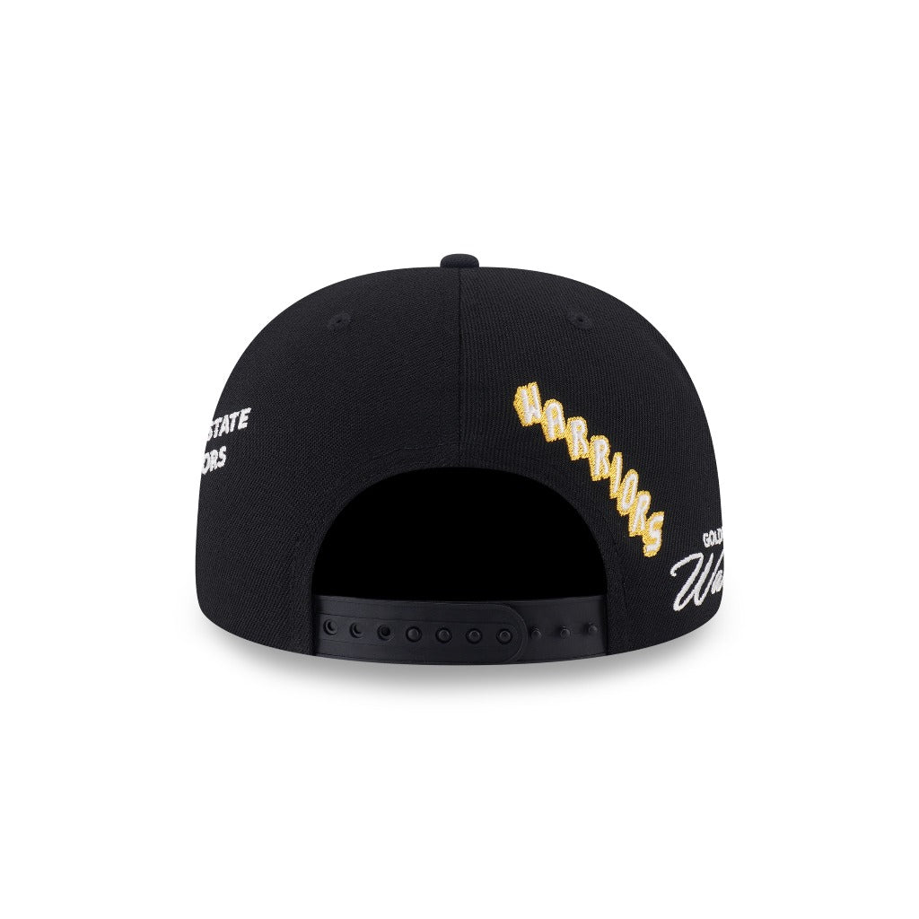 หมวกแก๊ป New Era รุ่น Golden State Warriors NBA Allover Team Logos Black 9Fifty Cap