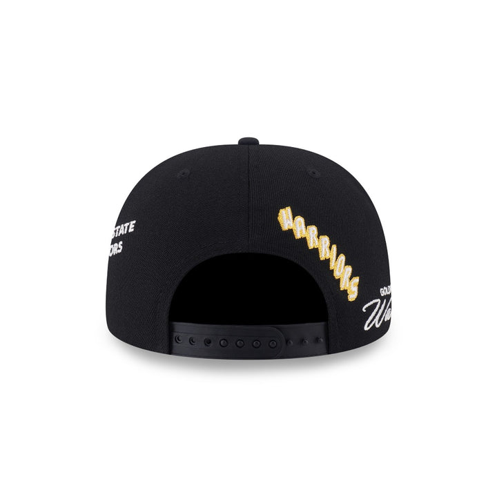 หมวกแก๊ป New Era รุ่น Golden State Warriors NBA Allover Team Logos Black 9Fifty Cap