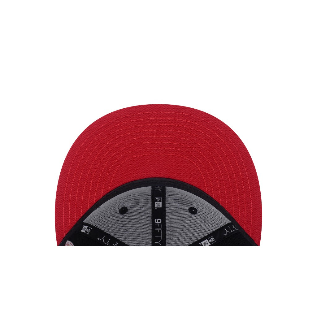 หมวกแก๊ป New Era รุ่น Chicago Bulls NBA Allover Team Logos Black 9Fifty Cap