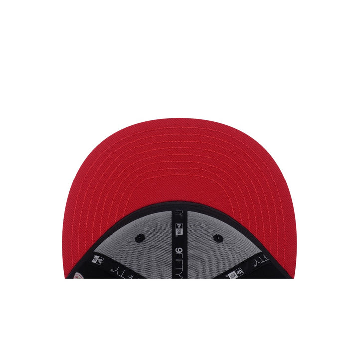 หมวกแก๊ป New Era รุ่น Chicago Bulls NBA Allover Team Logos Black 9Fifty Cap