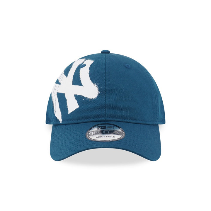 หมวกแก๊ป New Era รุ่น New York Yankees Spray Paint Cadet Blue 9Forty Unst Cap