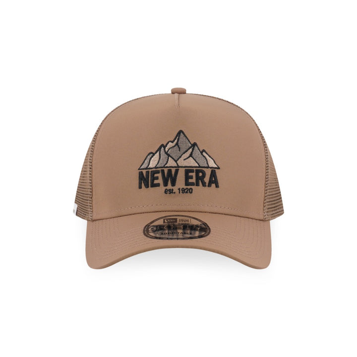 หมวกแก๊ป New Era รุ่น New Era Outdoor Logo Khaki 9Forty A-Frame Trucker Cap