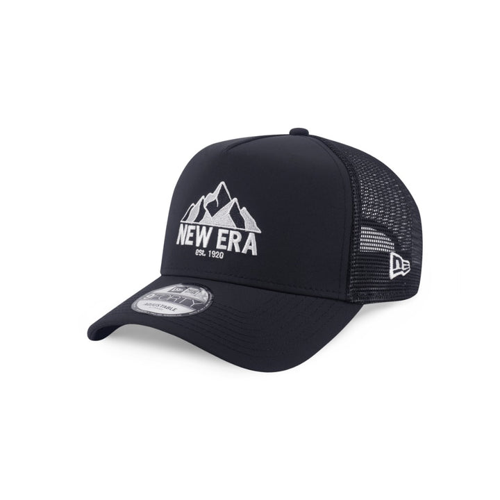 หมวกแก๊ป New Era รุ่น New Era Outdoor Logo Black 9Forty A-Frame Trucker Cap