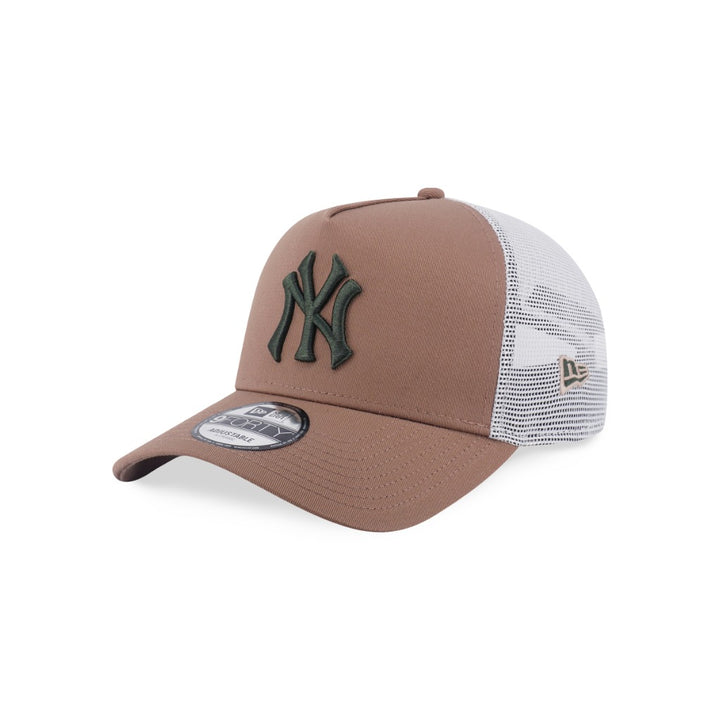 หมวกแก๊ป New Era รุ่น New York Yankees Color Era Khaki 9Forty A-Frame Trucker Cap
