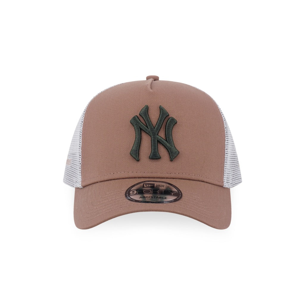 หมวกแก๊ป New Era รุ่น New York Yankees Color Era Khaki 9Forty A-Frame Trucker Cap