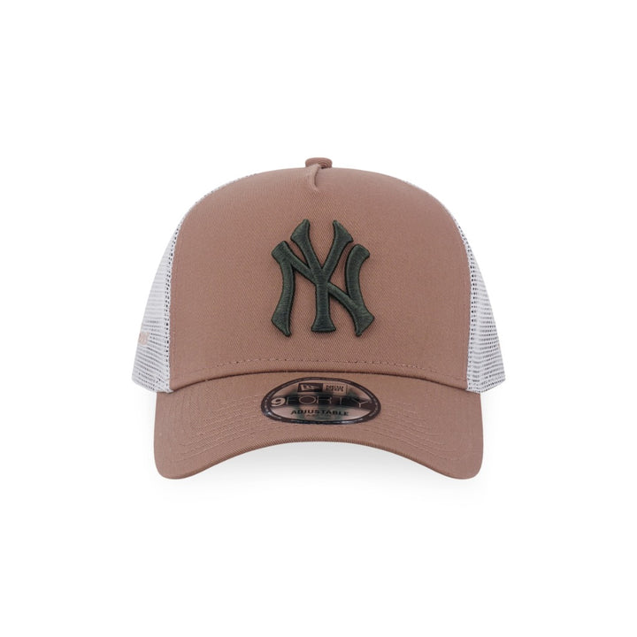 หมวกแก๊ป New Era รุ่น New York Yankees Color Era Khaki 9Forty A-Frame Trucker Cap